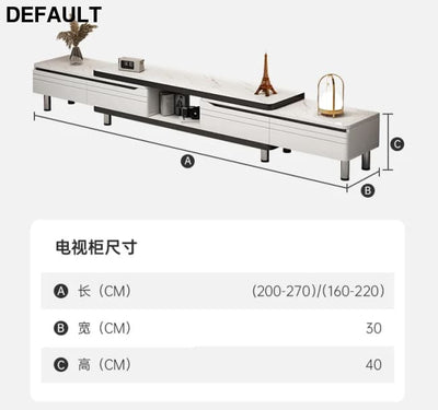 Modern LED TV Stand for Televisions Up Coffee Table Glass Shelves and Drawer Gaming Entertainment Center with Multiple
