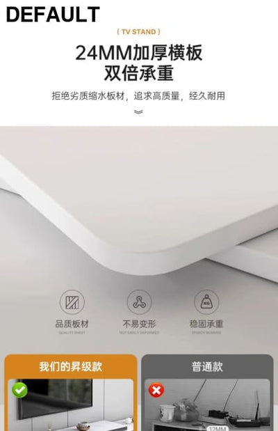 Modern LED TV Stand for Televisions Up Coffee Table Glass Shelves and Drawer Gaming Entertainment Center with Multiple