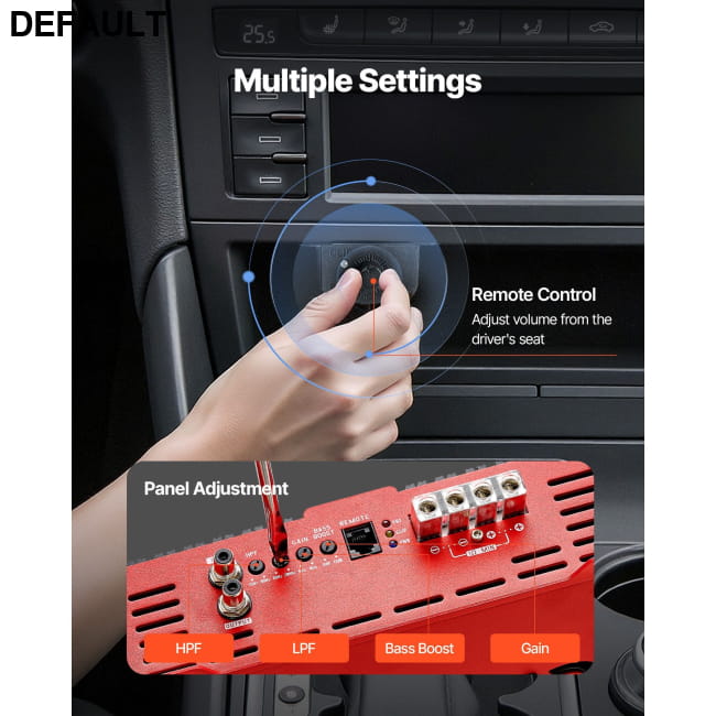 Monoblock Car Amplifier 1500W RMS MAX 1/2/4 Ohm Stable, Best Selling Products