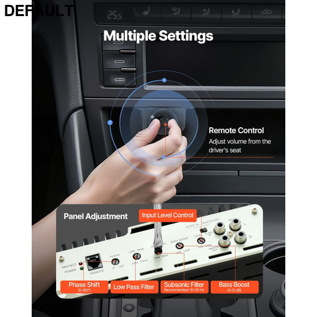 Monoblock Car Amplifier 400W RMS MAX 1/2/4 Ohm Stable, Subwoofers & Enclosures and Motor Vehicle Amplifiers