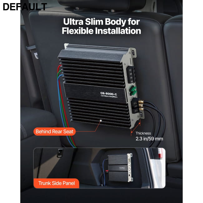 Monoblock Car Amplifier 800W RMS MAX 1/2/4 Ohm Stable, Best Selling Products