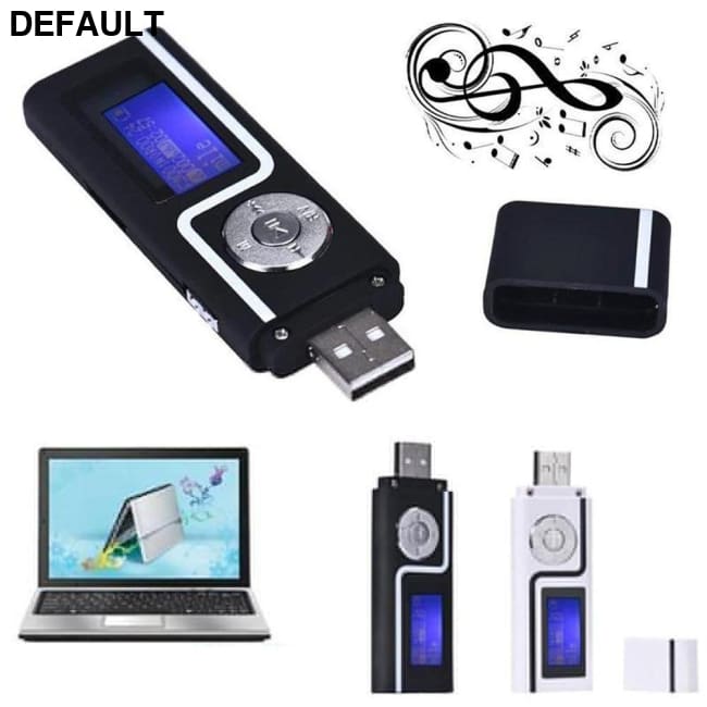 MP3 Music Media Player Portable USB Stick Shape LCD Screen Dual Audio Ports Gift MP3/MP4/MP5 Players Best Selling