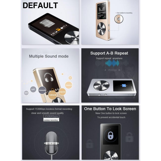 MP3 player lossless HiFi Music with High Quality MP3/MP4/MP5 Players Audio