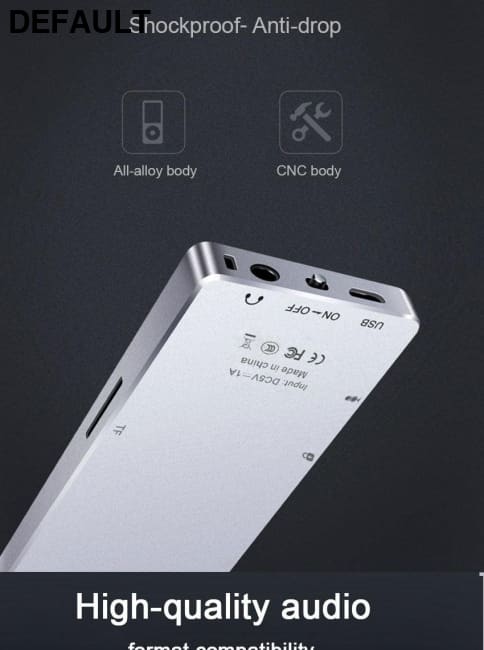 MP3 player lossless HiFi Music with High Quality Sound out Speaker E-book FM radio Clock MP3/MP4/MP5 Players Best