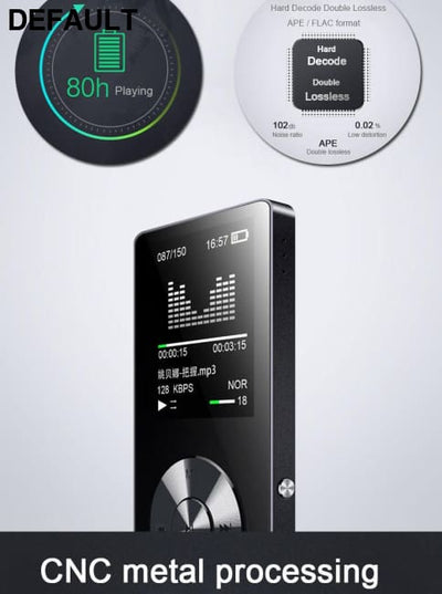 MP3 player lossless HiFi Music with High Quality Sound out Speaker E-book FM radio Clock MP3/MP4/MP5 Players Best