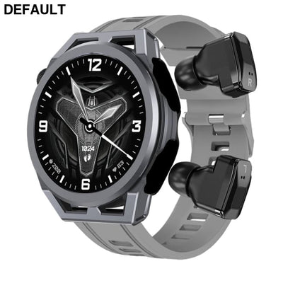 N18 smart watch TWS two in one Bluetooth local playback NFC heart rate and blood pressure health monitoring Blue tape