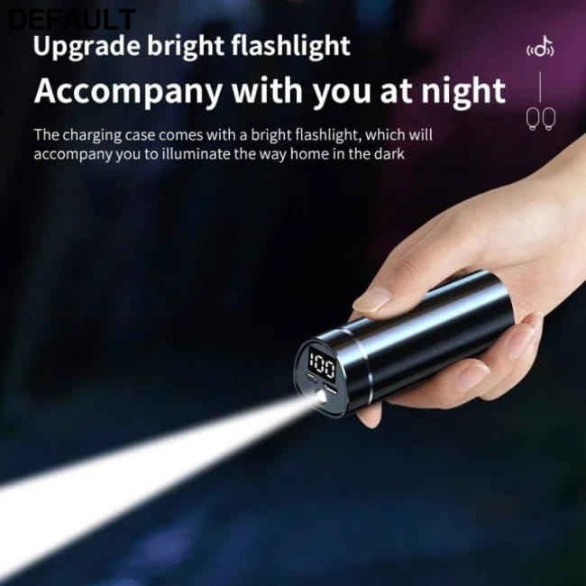 N21 wireless Bluetooth headset pull tube touch LED display Mini Earphones In-Ear Headphones
