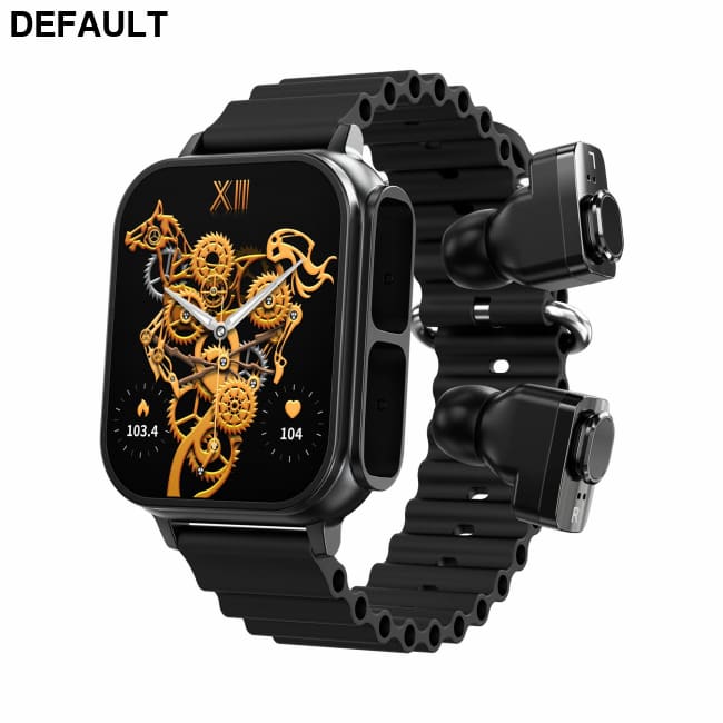 N22 smart watch 2023TWS Bluetooth headset two in one multi sport heart rate and blood pressure monitoring Black