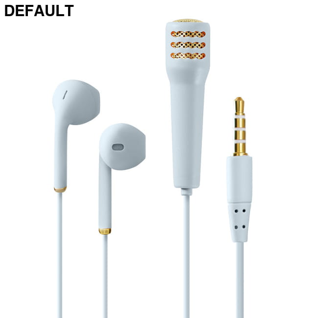 National K Song Singing Wired Mini Microphone Headset Blue Earbuds Best Selling Products Electronics