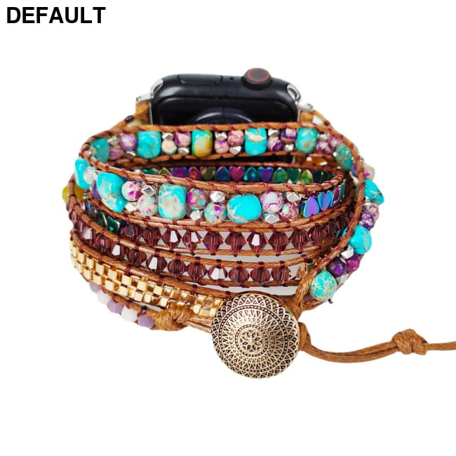 Natural Quartz Rough Woven Watch Band Women Watches