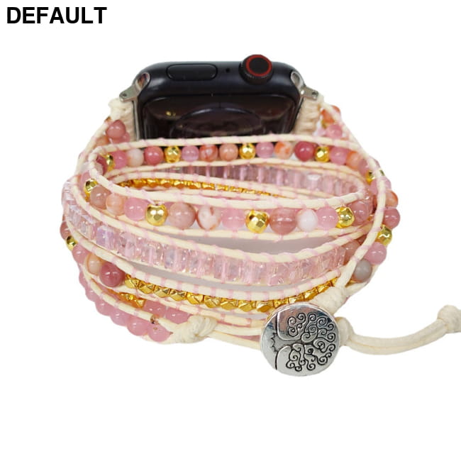 Natural Quartz Rough Woven Watch Band Women Watches