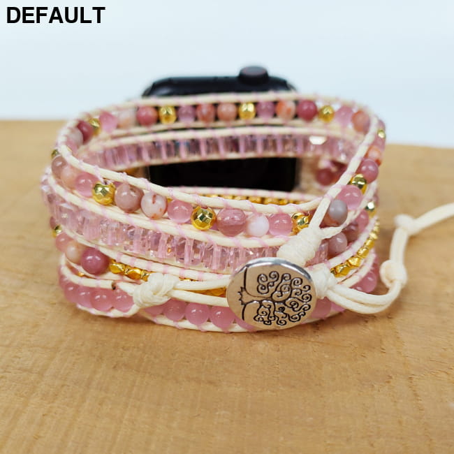Natural Quartz Rough Woven Watch Band Women Watches