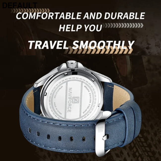 NAVIFORCE Brand Men Fashion Quartz Watches Male Leather BWB Sport