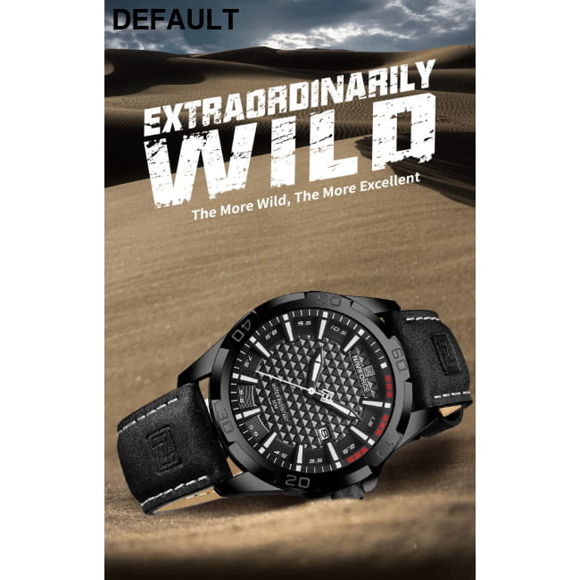 NAVIFORCE Brand Men Fashion Quartz Watches Male Leather BWB Sport