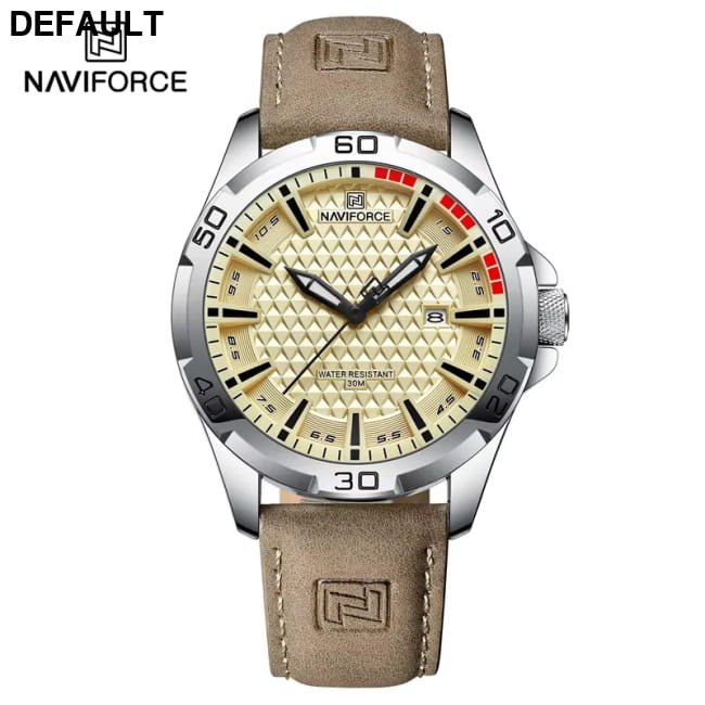 NAVIFORCE Brand Men Fashion Quartz Watches Male Leather BWB Sport