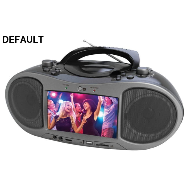Naxa 7’’ Bluetooth DVD Boombox Portable Players Boomboxes