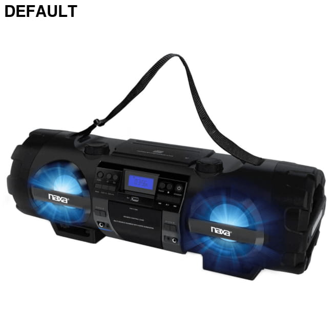 Naxa MP3 & CD Bass Reflex Boombox PA System with Bluetooth Black Best Selling Products