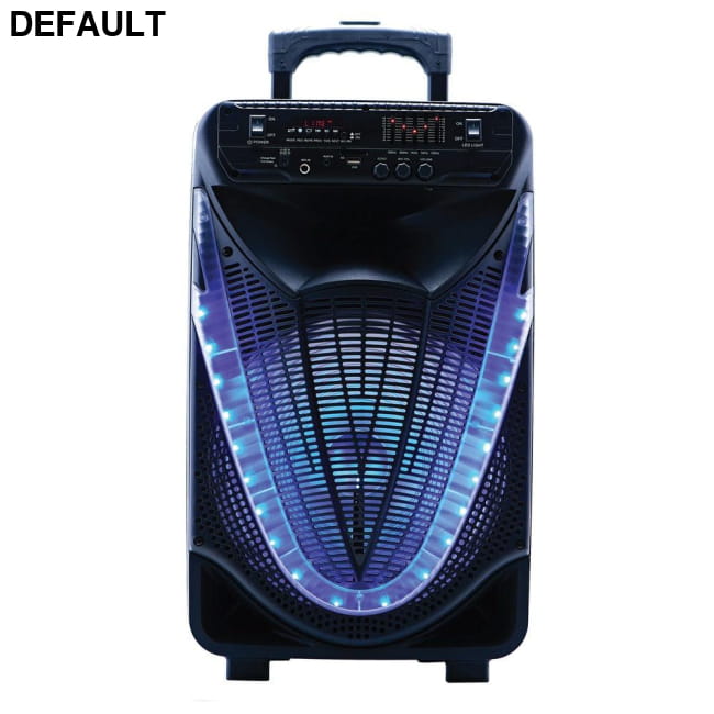 Naxa NDS-1233 Portable 12-Inch Bluetooth Party Speaker with Disco Light Speakers Audio Electronics