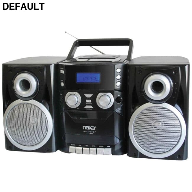 Naxa NPB426 Portable CD Player with AM/FM Radio Cassette & Detachable Speakers NAXNPB426 Audio Systems Best Selling