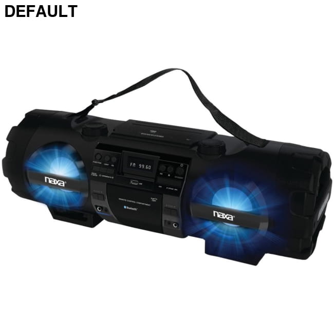 Naxa(R) NPB-262 CD/MP3 Bass Reflex Boom Box & PA System with Bluetooth(R) Portable CD Players Electronics