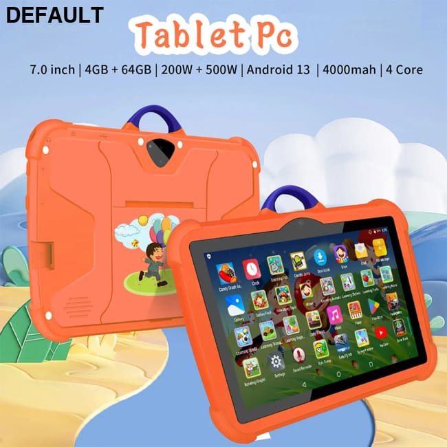 New 7 Inch 5G WiFi Tablet Pc for Children’s best Gifts Android Kids Game Educational Learning Tablets Quad Core 4GB RAM
