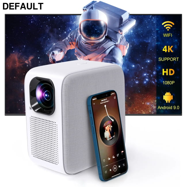 New Arrival Wupro/OEM Smart Portable LCD 4K 1080P Full HD White / EU Home Theater Systems Electronics
