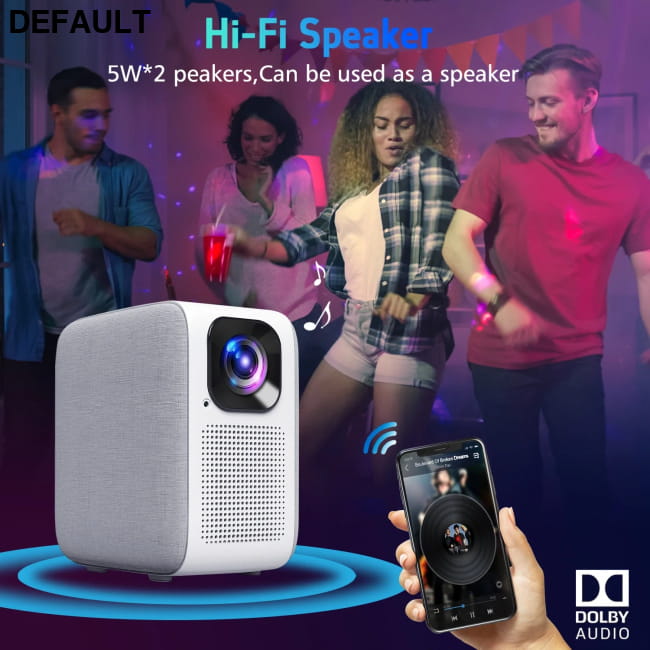 New Arrival Wupro/OEM Smart Portable LCD 4K 1080P Full HD White / EU Home Theater Systems Electronics