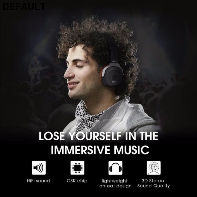 New Bee Wireless Bluetooth Headphone Stereo Portable Folder Headset Earphone with Sport App Microphone NFC for Phone