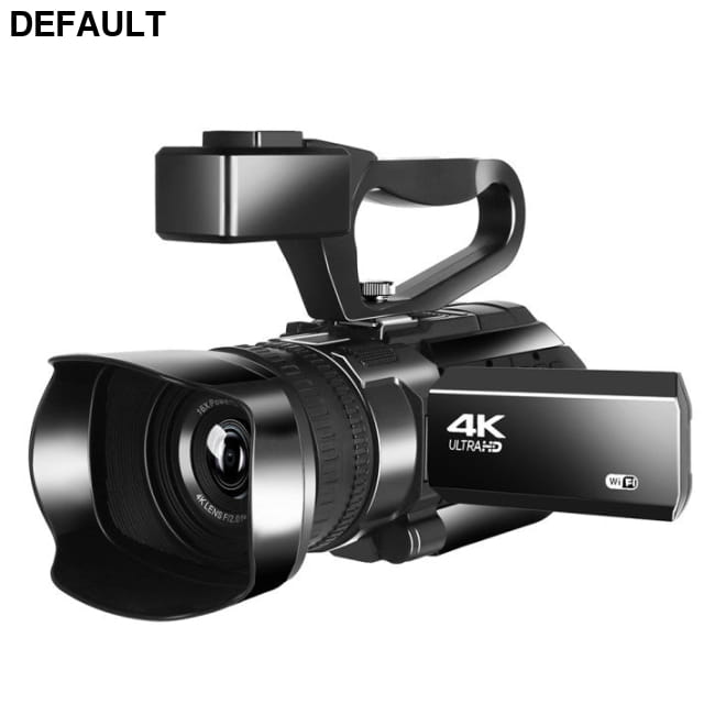 New Handheld High-Definition Digital Video Camera 4K Black Camcorders Headphones