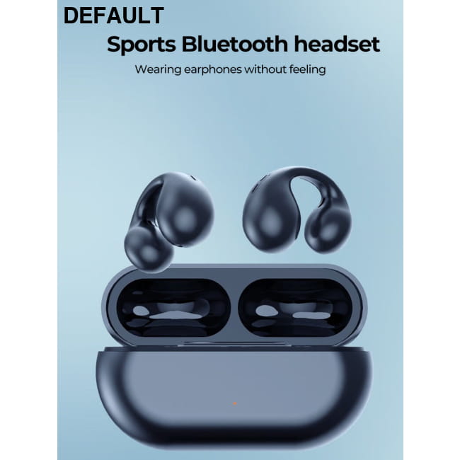 New i110 Sports Bluetooth Headset Bone Conduction Ear Clip Black Mini Earphones Electronics