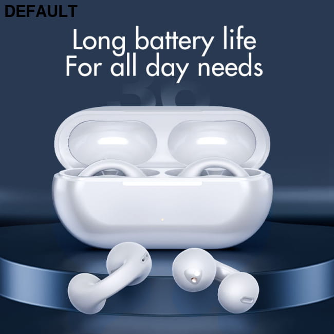 New i110 Sports Bluetooth Headset Bone Conduction Ear Clip White Mini Earphones Electronics