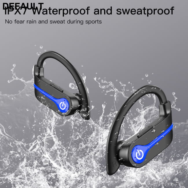 New Long Life Noise Cancelling Wireless Bluetooth Headset Q62-3 Blue Mini Earphones Electronics