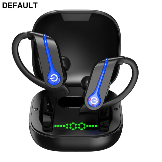 New Long Life Noise Cancelling Wireless Bluetooth Headset TWS In-Ear Q62 Sports Business Q62-3 Blue Mini Earphones