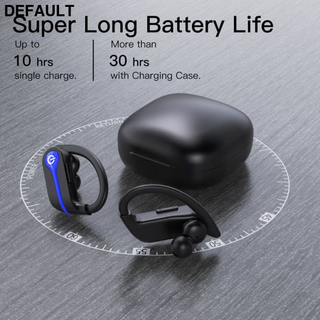 New Long Life Noise Cancelling Wireless Bluetooth Headset TWS In-Ear Q62 Sports Business Q62-3 Blue Mini Earphones