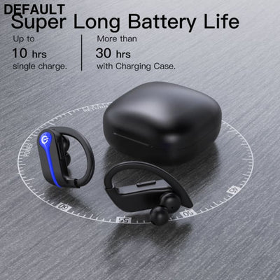New Long Life Noise Cancelling Wireless Bluetooth Headset TWS In-Ear Q62 Sports Business Q62-3 Blue Mini Earphones