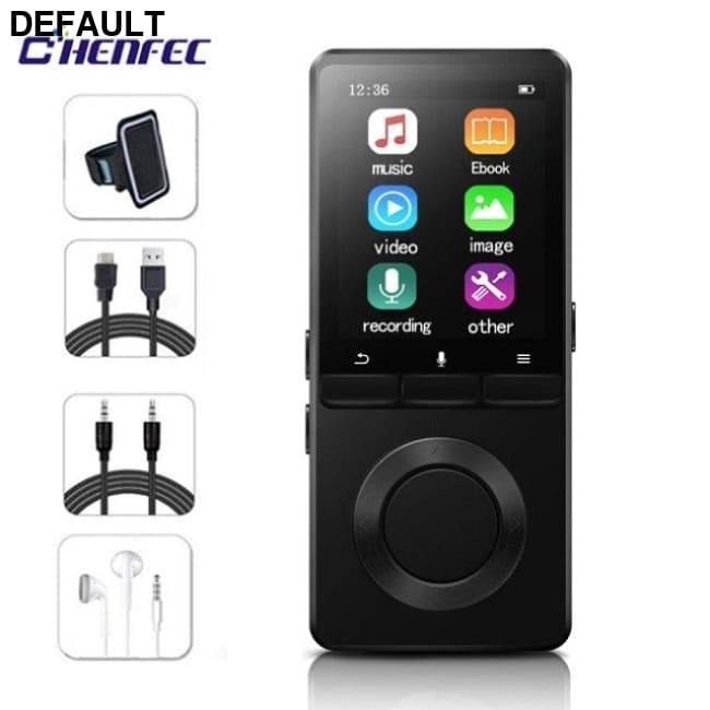 New MP3 Player with Speaker Metal Portable HIFI Music FM Radio E-Book Sport for Walkman Support TF Card Up to 128GB