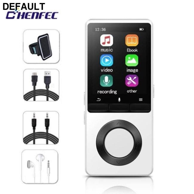 New MP3 Player with Speaker Metal Portable HIFI Music FM Radio E-Book Sport for Walkman Support TF Card Up to 128GB