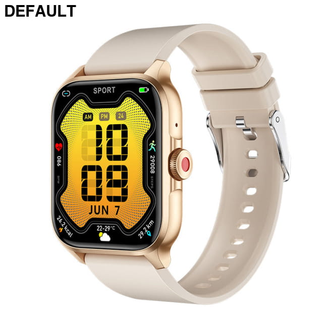 New QX15 smart watch Bluetooth call HD screen rotating Beige Watches Best Selling Products