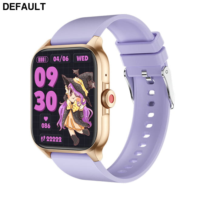 New QX15 smart watch Bluetooth call HD screen rotating Purple Watches Best Selling Products