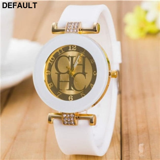 New simple leather Brand Geneva Casual Quartz Watch Women White Watches Best Selling Products