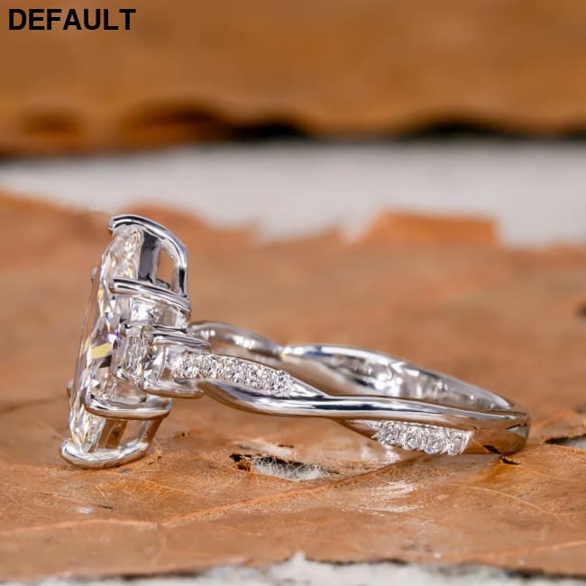 New Super Shining Exaggerated Large White Zircon Ring Wedding Engagement Women’s Rings Best Selling Products