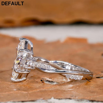 New Super Shining Exaggerated Large White Zircon Ring Wedding Engagement Women’s Rings Best Selling Products