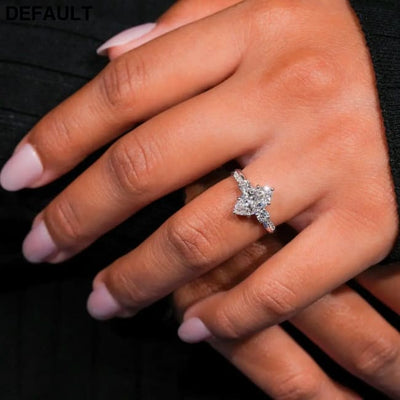 New Super Shining Exaggerated Large White Zircon Ring Wedding Engagement Women’s Rings Best Selling Products