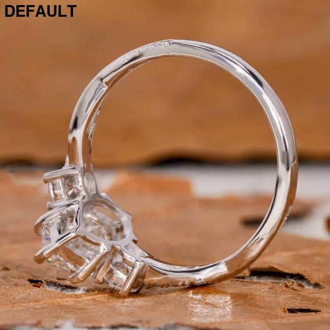 New Super Shining Exaggerated Large White Zircon Ring Wedding Engagement Women’s Rings Best Selling Products