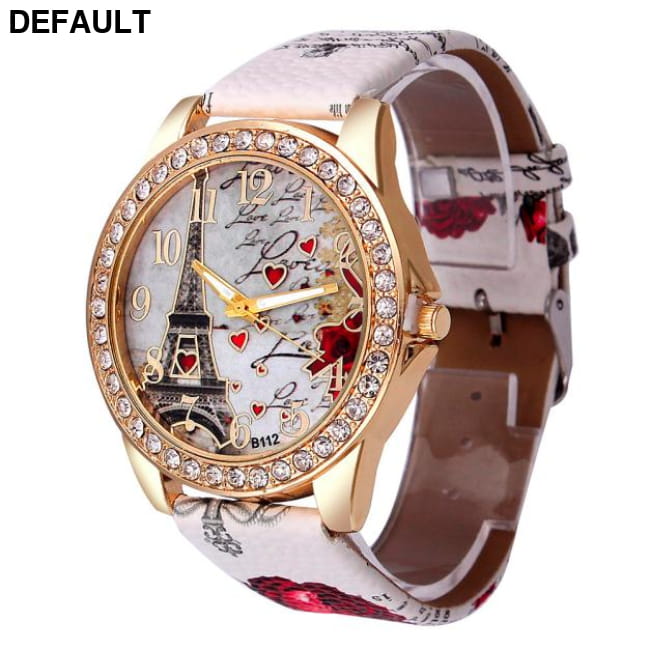 New Vintage Paris Eiffel Tower Women’s Quartz Watch Women White Watches