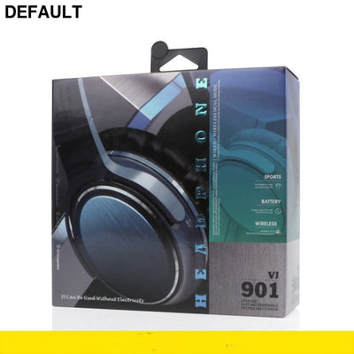 New VJ901 Bluetooth 5.0 Wireless Headphones HIFI Headset Sport Blue