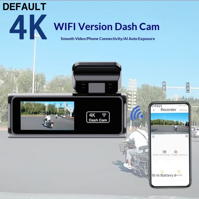 New WIFI-enabled CAR DVR With A 197-inch Display For Mobile Cameras Dash Video