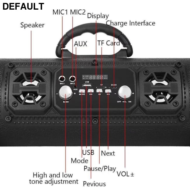 New Wireless Karaoke Smart Bluetooth Speaker Car Audio Portable Speakers Best Selling Products