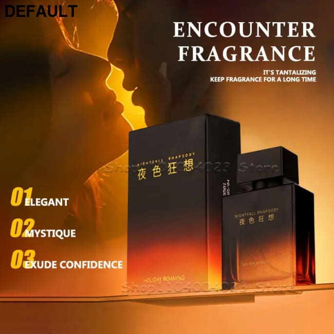 Nightfall Rhapsody Pheromone Men Eau De Parfum Woody Floral Scent Perfume Long-lasting Fragrance Masculine Charm
