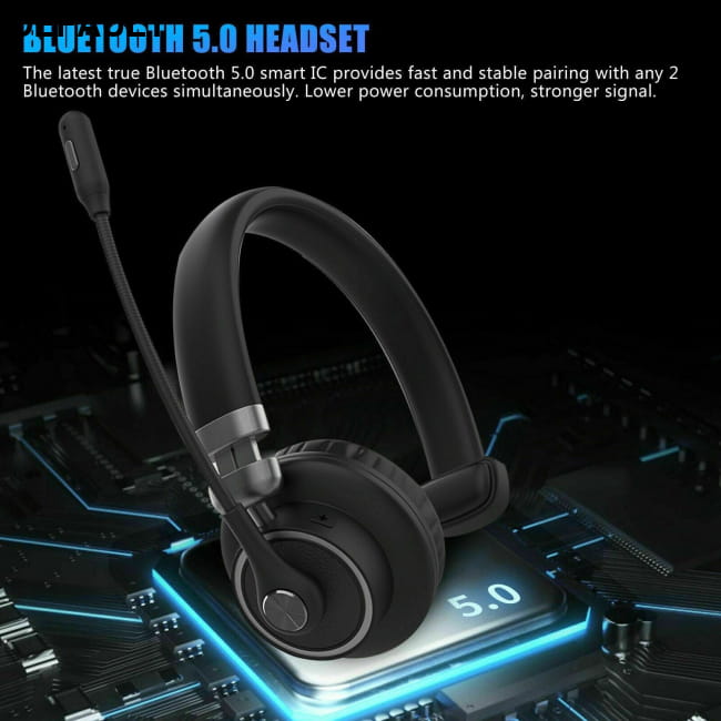 noise cancelling bluetooth headset for truck drivers Wireless Headphones & Headsets
